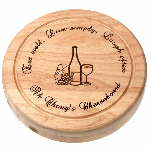 A special and unusual gift - customised cheeseboards