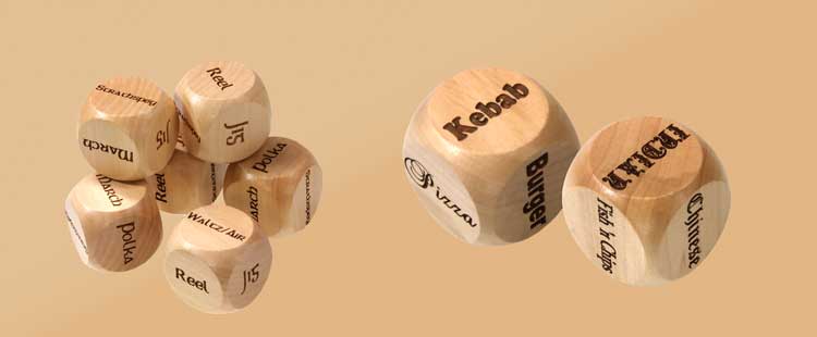 Wooden Dice