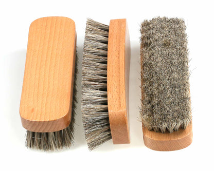 premium shoe polish brushes set of 3