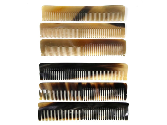 Personalised real horn comb