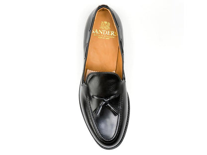 FINCHLEY Mens Black Calf Tassel Loafer