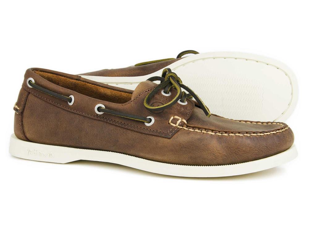 MAINE Mens Orca Bay Deck Shoe - Russet Brown