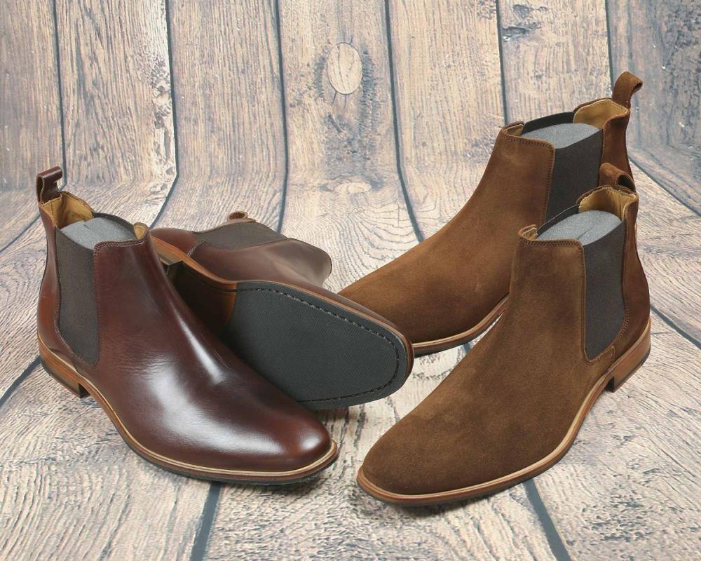 Orca Bay BROMPTON Chelsea Boot in Brown Leather