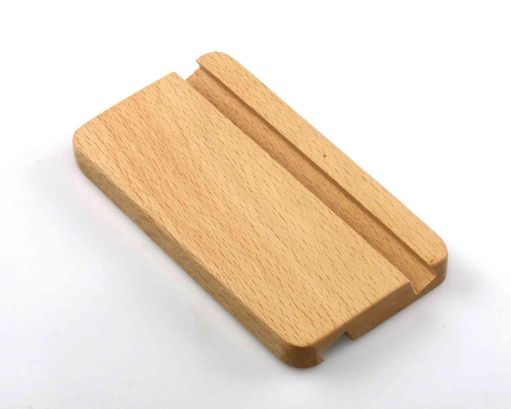 beech wood phone stand