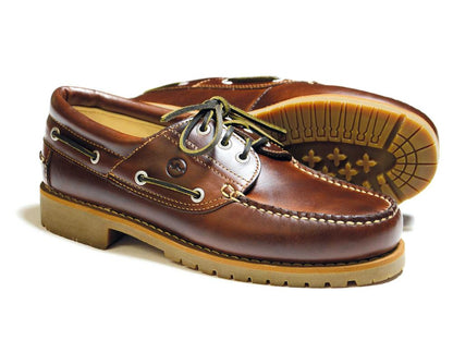 BUFFALO ELK - Mens Deck Shoes by Orca Bay Brown Leather