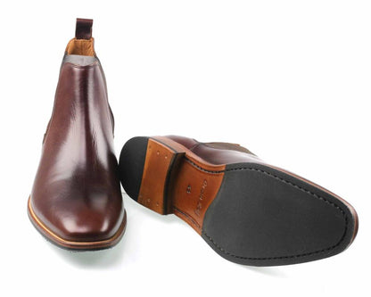 Orca Bay BROMPTON Chelsea Boot in Brown Leather