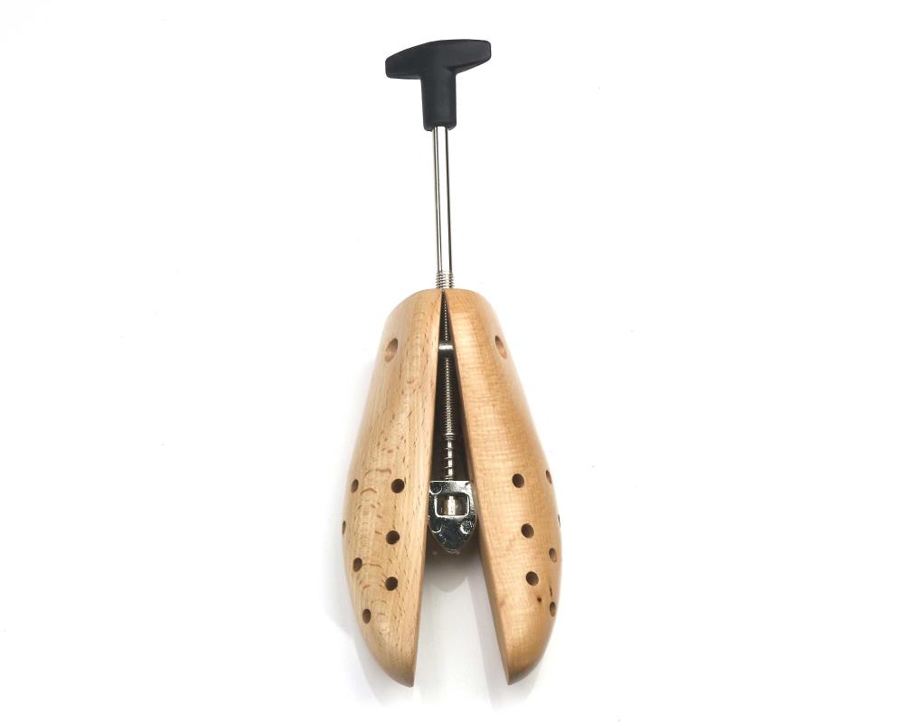 Mens Deluxe Beech Wood Shoe Stretcher 4 Sizes metal core