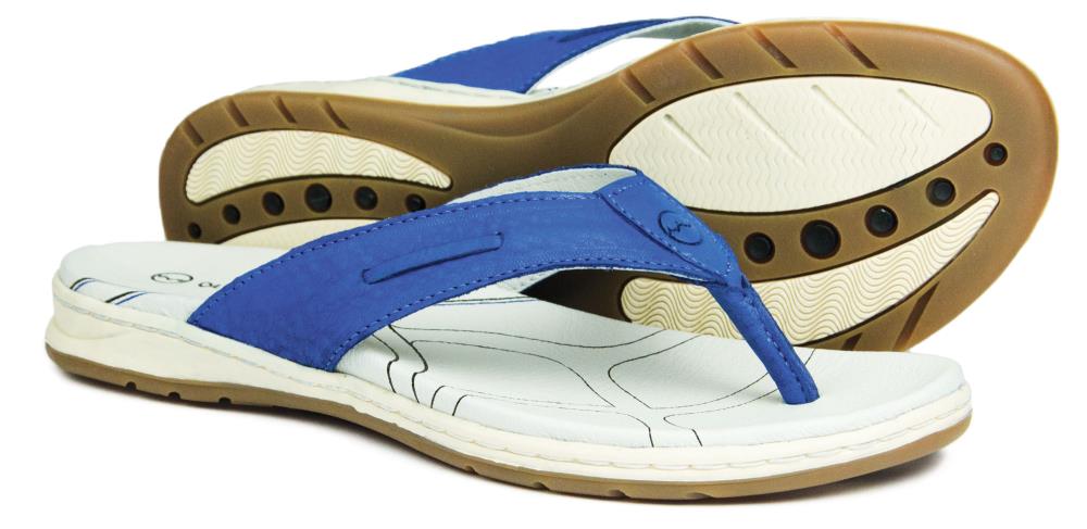 Ladies Flip Flop Summer Sandals 'Maui' by Orca Bay in Royal Blue