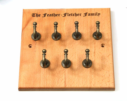 engraved key organiser