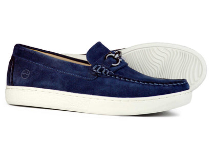 Mens Navy Blue Summer Loafers