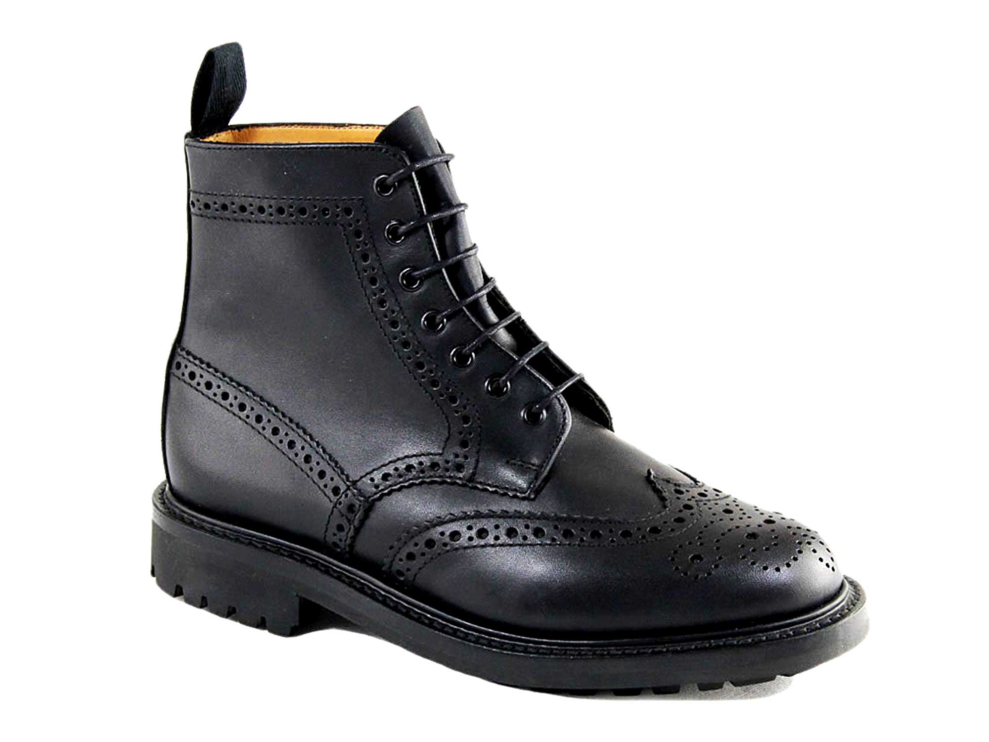 Brogue black boots online