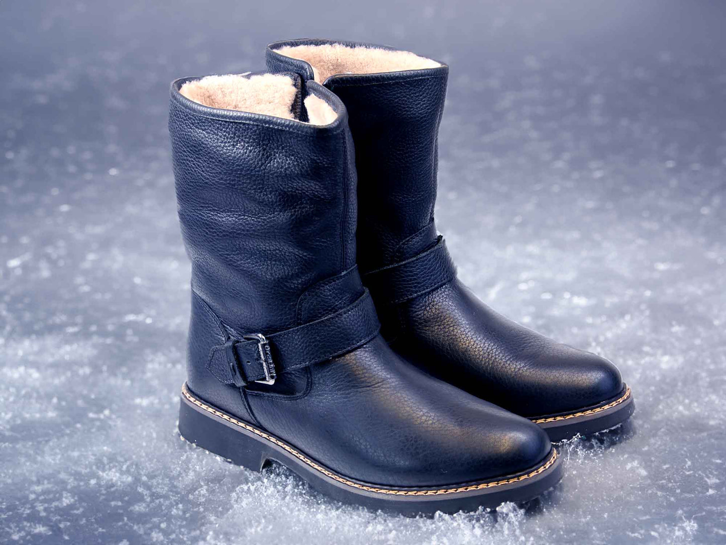 CONISTON - Ladies Black Fleece Lined Winter boot