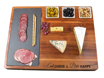 Personalised Premium Acacia cheese board