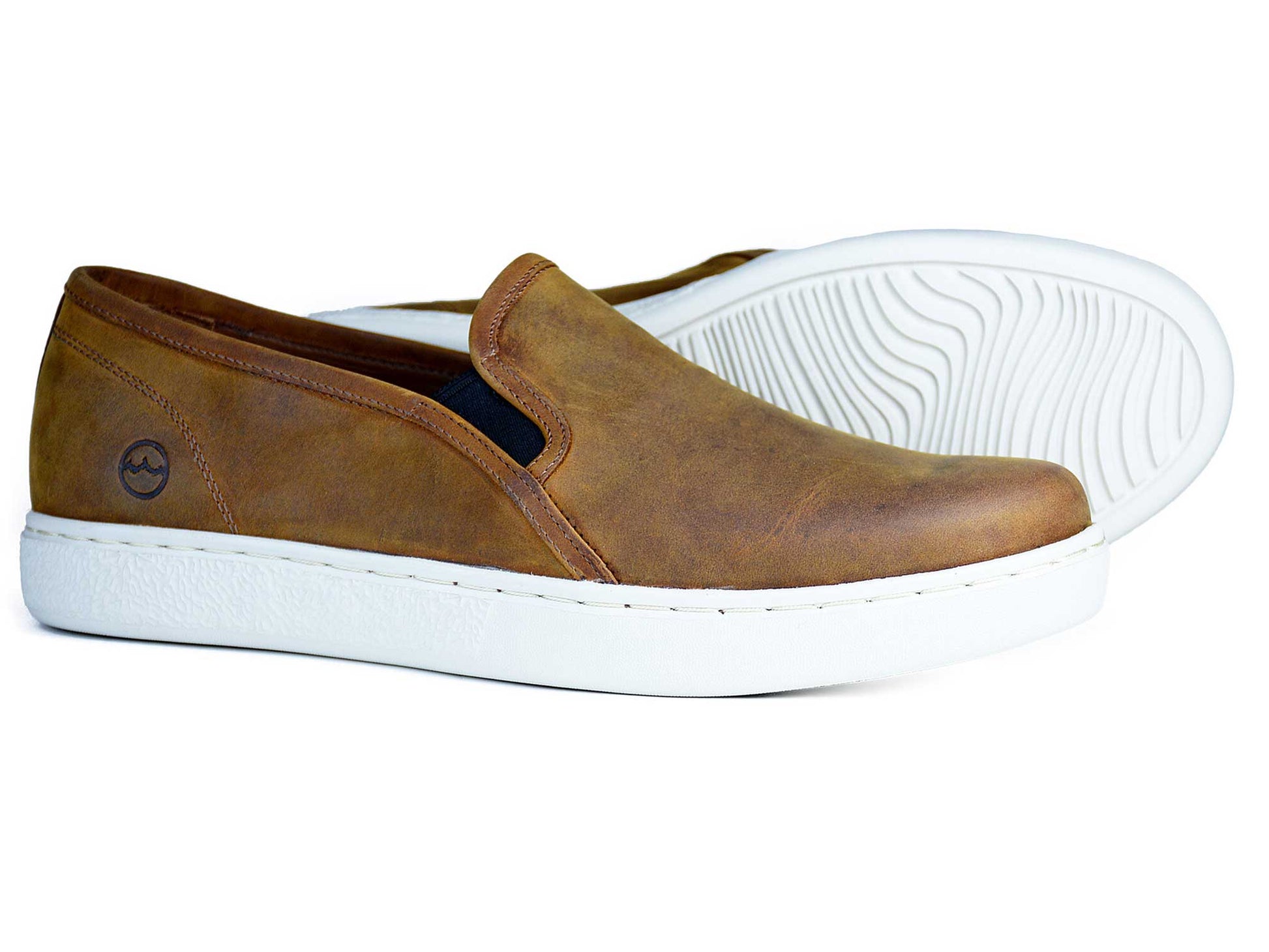 FULHAM Mens Sand Brown Loafers by Orca Bay