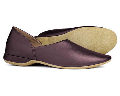 George Mens Burgundy Leather Slipper by Orca Bay