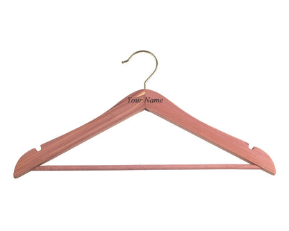 engraved coat hanger