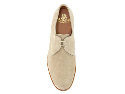 JACOB Men's Unlined Fawn Suede Gibson Shoe with Crepe Sole