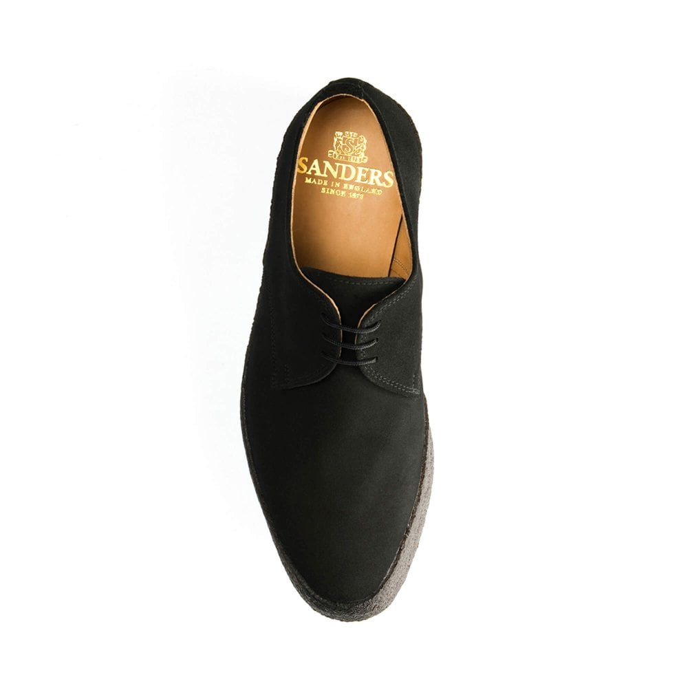 Mens Black Suede Lo Top Shoes