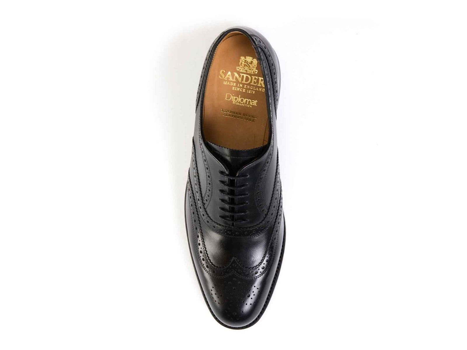 Mens Black Brogue Shoes