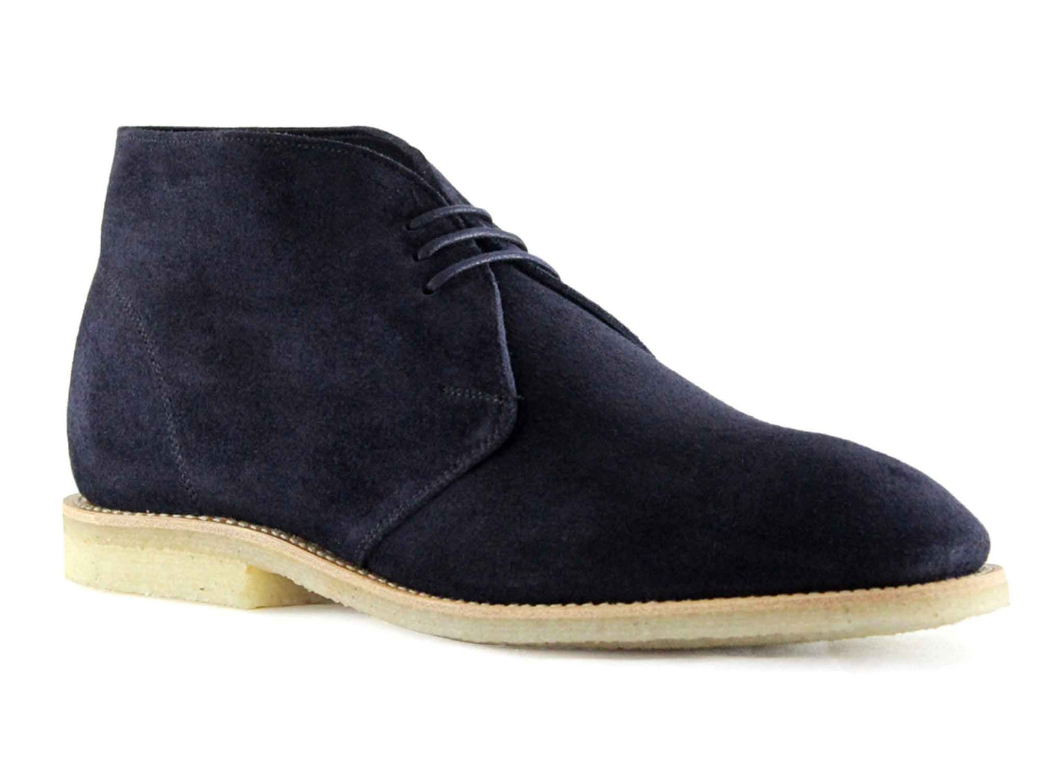 Go to the MARVIN mens tan suede desert boot crepe sole collection