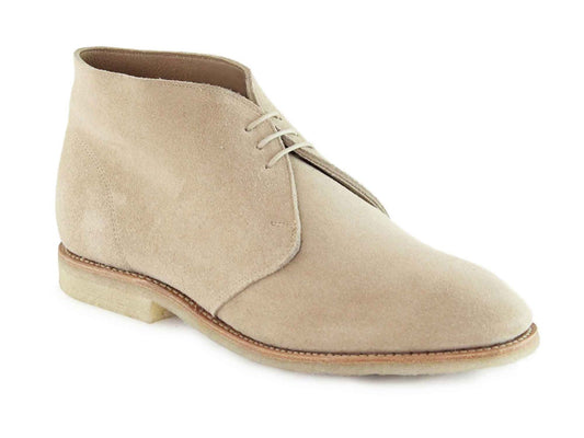 MARVIN mens tan suede desert boot crepe sole