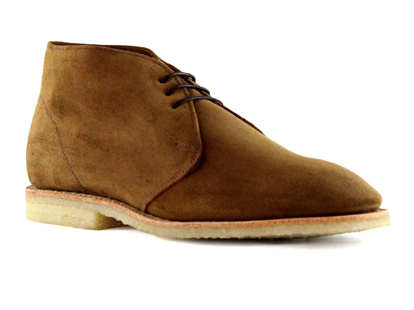 MARVIN Mens Brown Suede Desert Boot Chukka with Crepe Sole