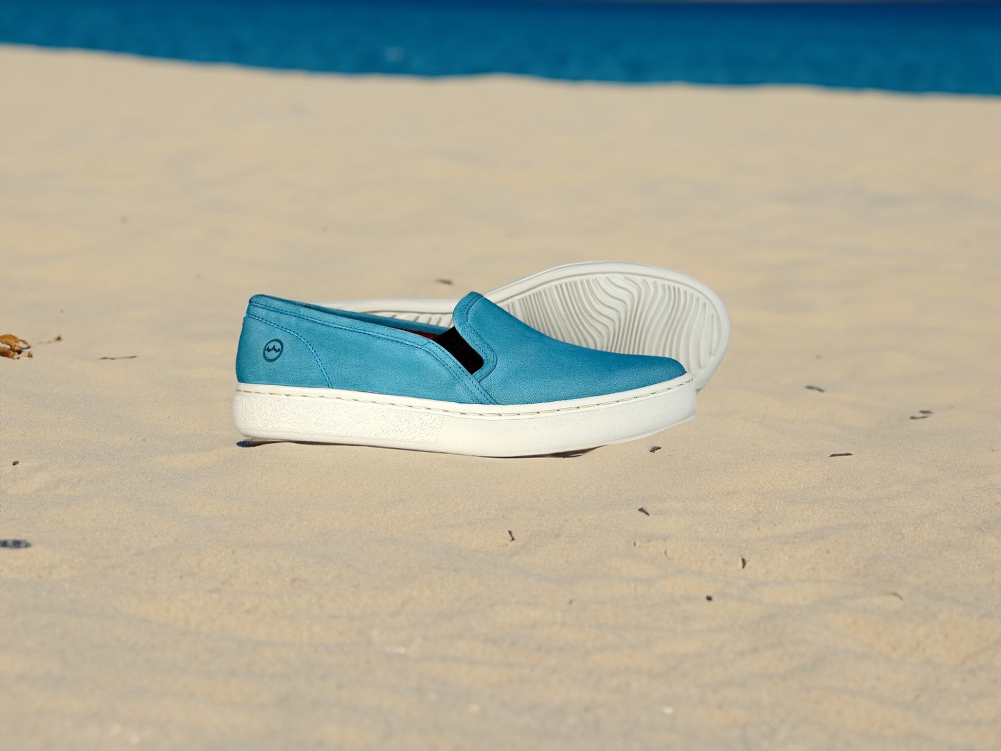 MARYLEBONE Ladies Aqua Blue Summer slip-on Loafer by Orca Bay