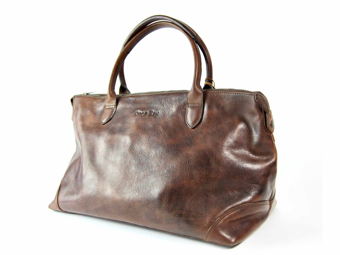 MISSENDON Overnight - Dark Brown Leather Bag