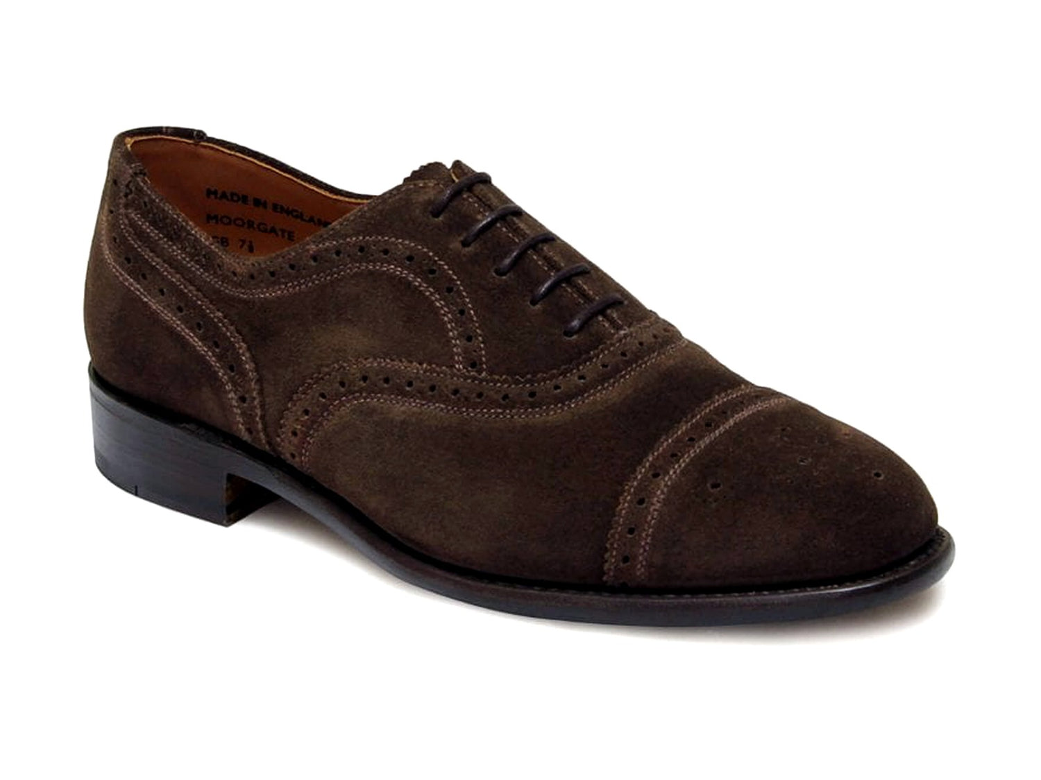 Go to the Mens Chocolate suede Half-Brogue collection