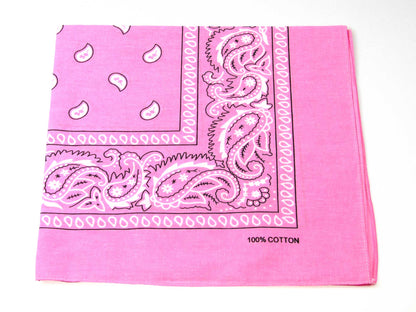 Set of 4 Paisley Pattern Giant Hankies 100% cotton 21 inch square