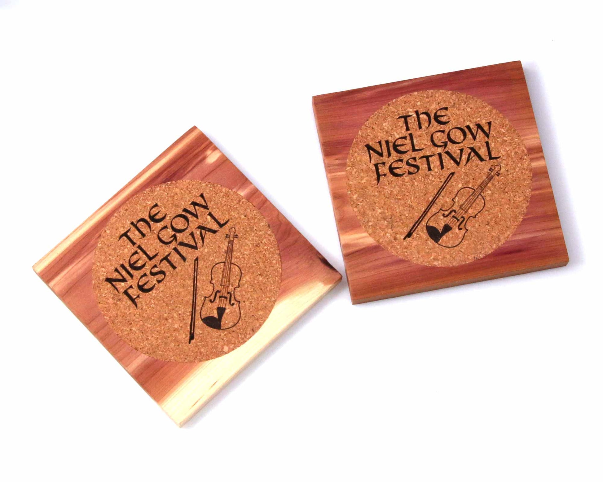 Cedar Wood Drink Mat Coaster