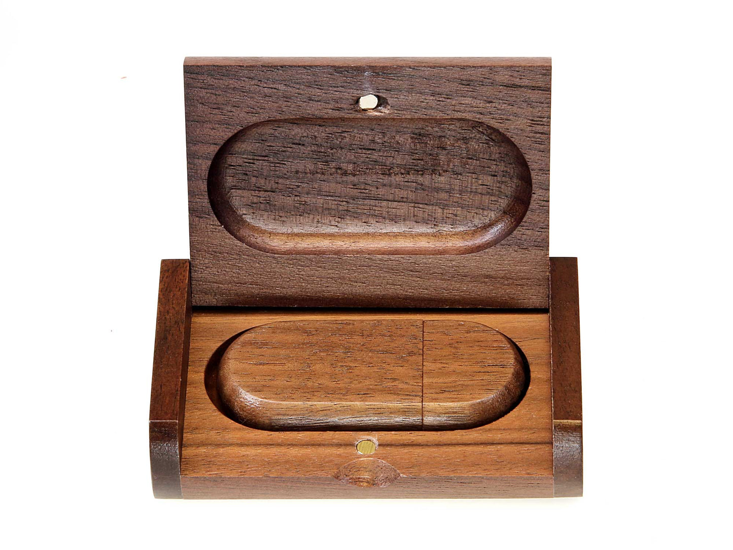 Personalised 32GB Walnut USB 3 Flash Drive in Walnut Presentation Box