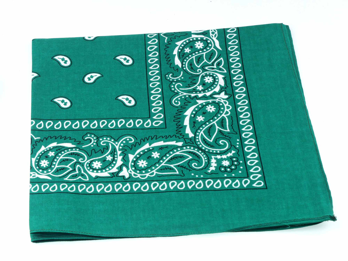 Set of 4 Extra Large 22 inch Paisley Cotton Hankies Bandana Facemask 56cm Square