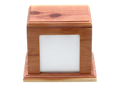 Cedar Wood Pet Urn for ashes