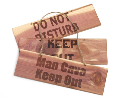 Cedar Wood Door Plaques