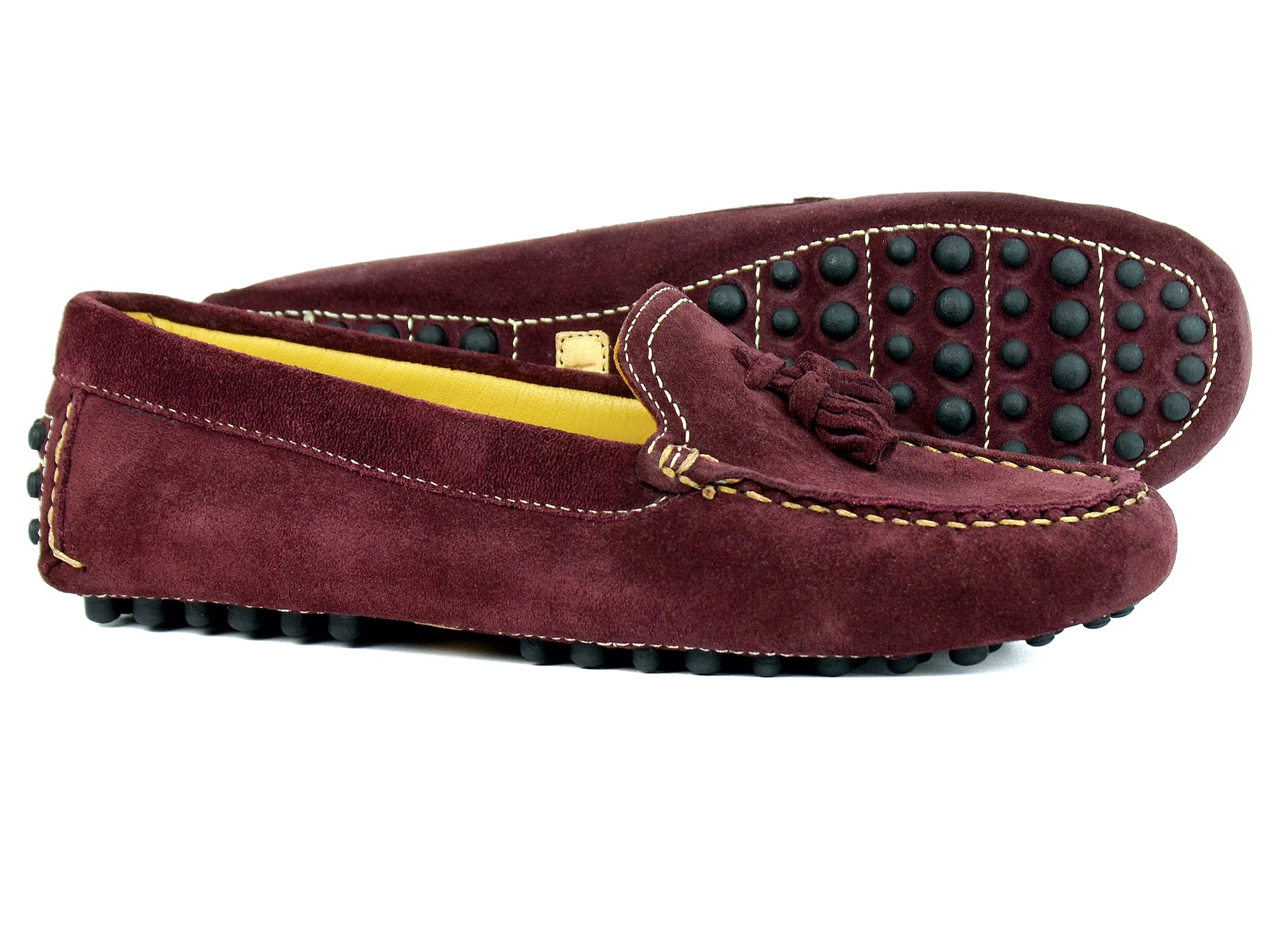 Burgundy driving shoes online