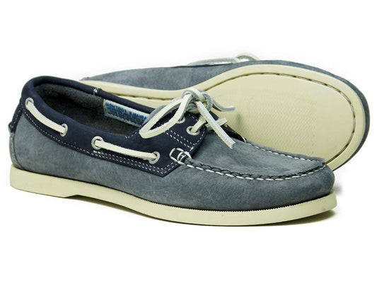 SANDUSKY Mens Deck Shoe in Indigo and Grey by Orca Bay