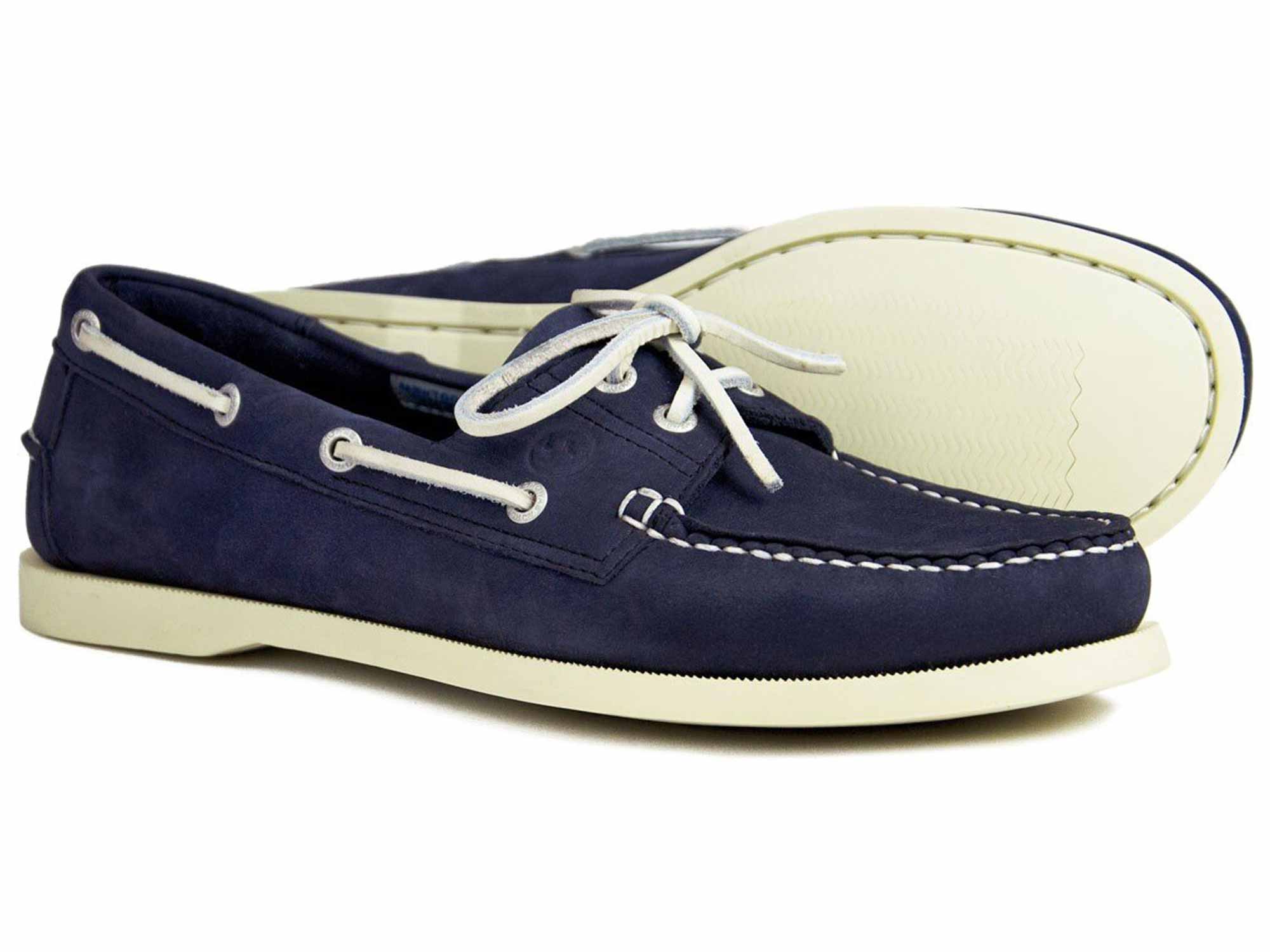 Stylish & Comfortable Ladies Indigo Blue Deck Shoes by Orca Bay ...