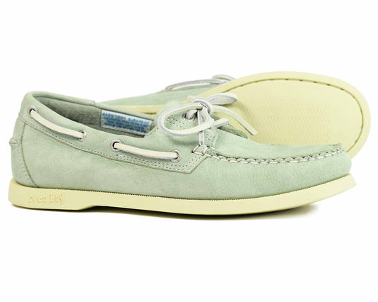 SANDUSKY Ladies Boat Shoes Sage Green