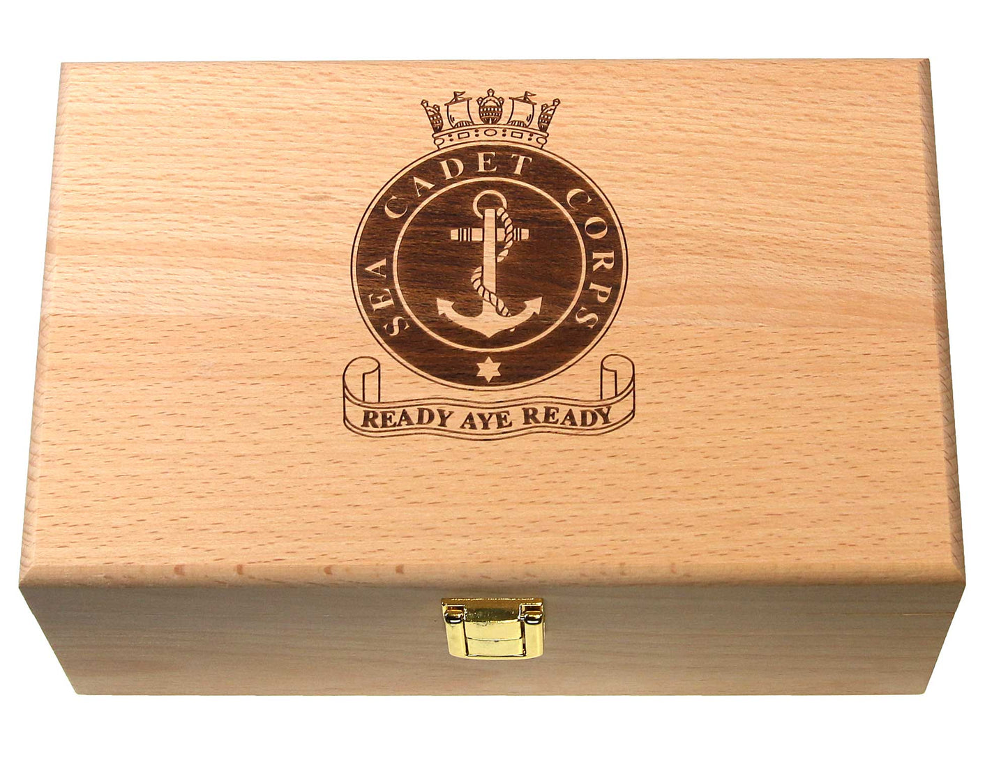 personalised beech wood trinket keepsake box 22x14x9cm