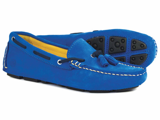 Orca Bay Sicily Royal Blue Suede Ladies Tassel Loafer