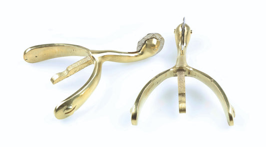 Brass Swan Neck Spurs