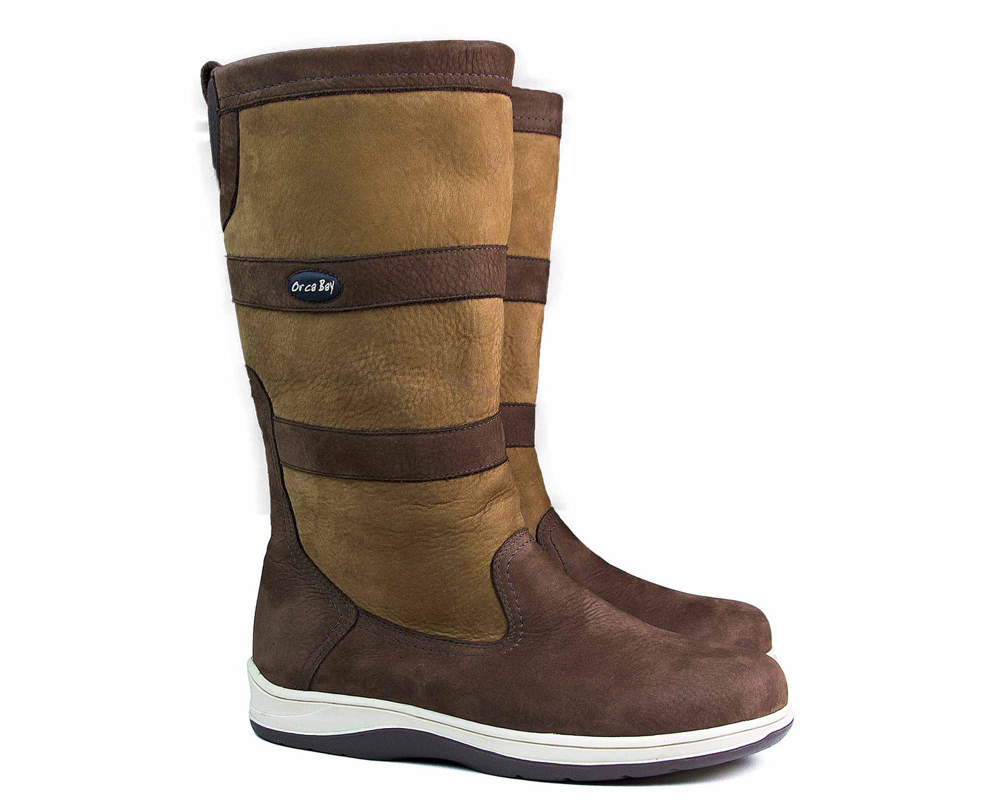 STORM Unisex Waterproof Sailing Boot by Orca Bay - Brown Nubuck