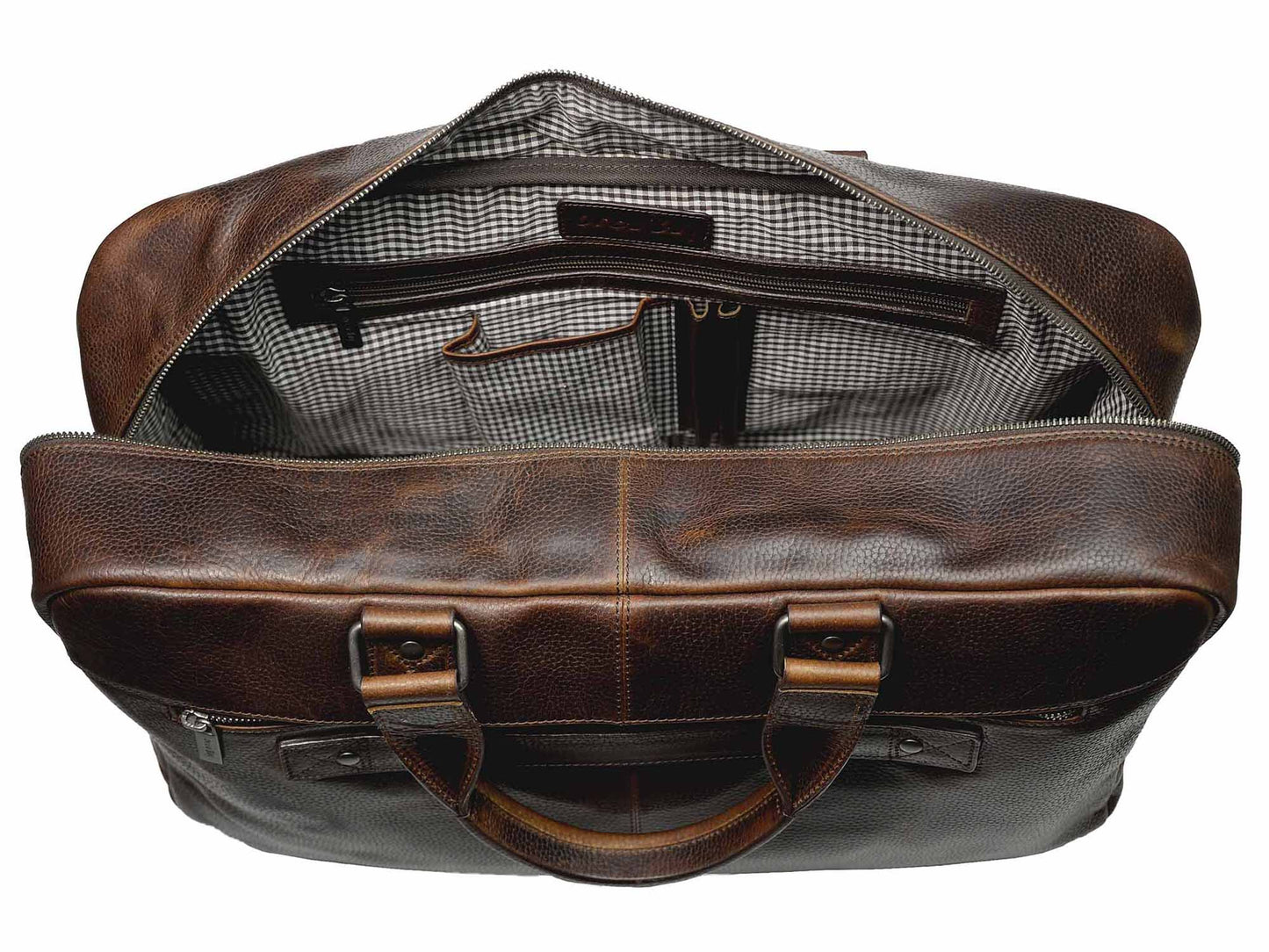 TURVILLE Weekender - Dark Brown Leather Bag