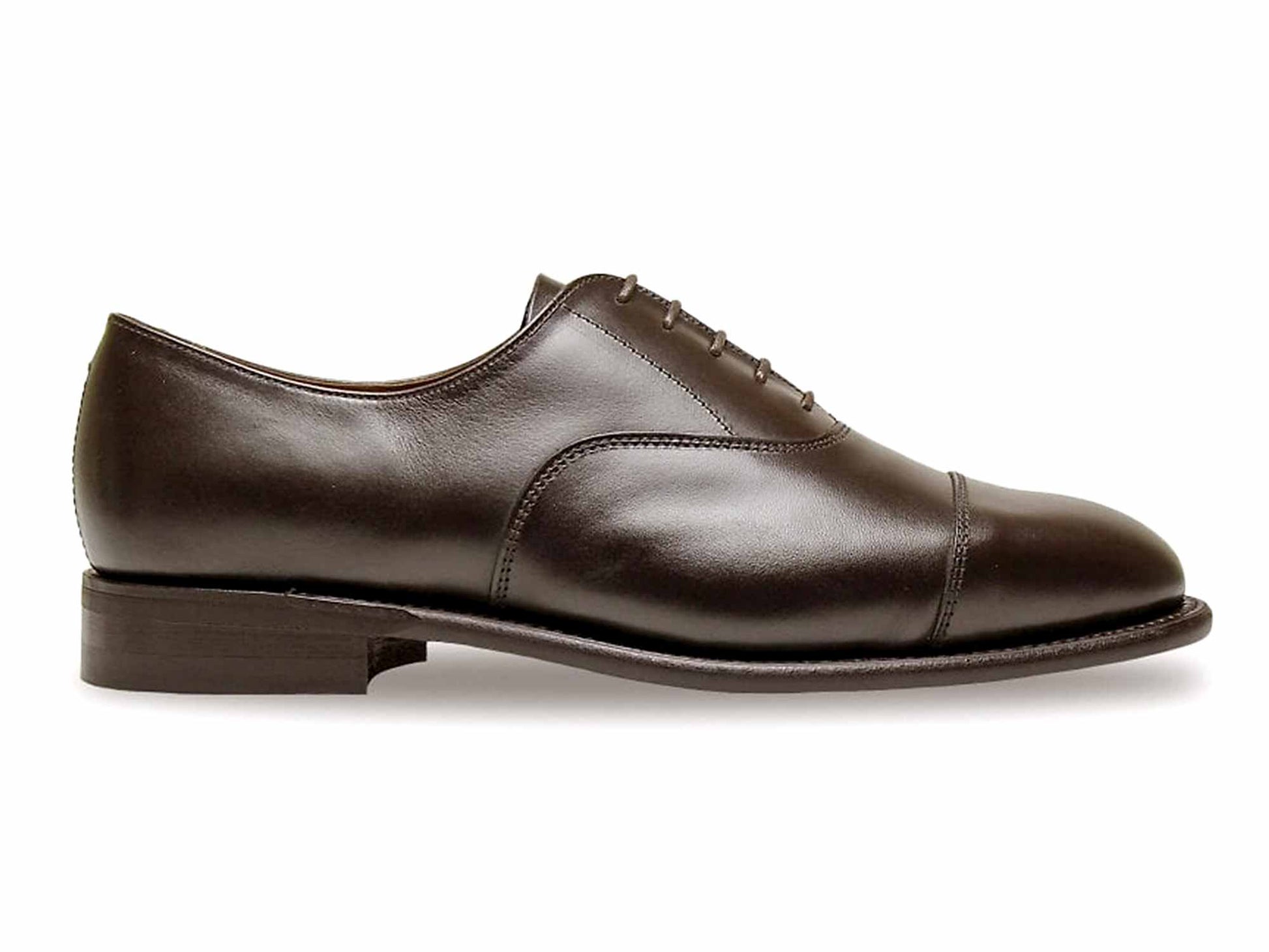 Vardy mens brown oxford shoes with rubber sole