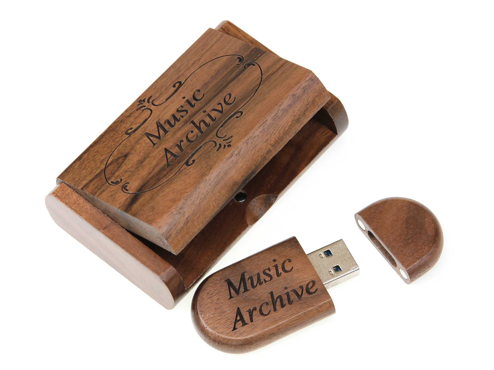 Walnut USB flash drive