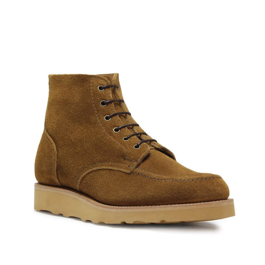 Wilson mens tan suede casual boot wih rubber sole