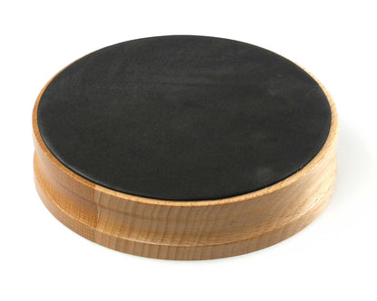 *SECONDS* Personalisable blank wine bottle coaster made from Beech wood