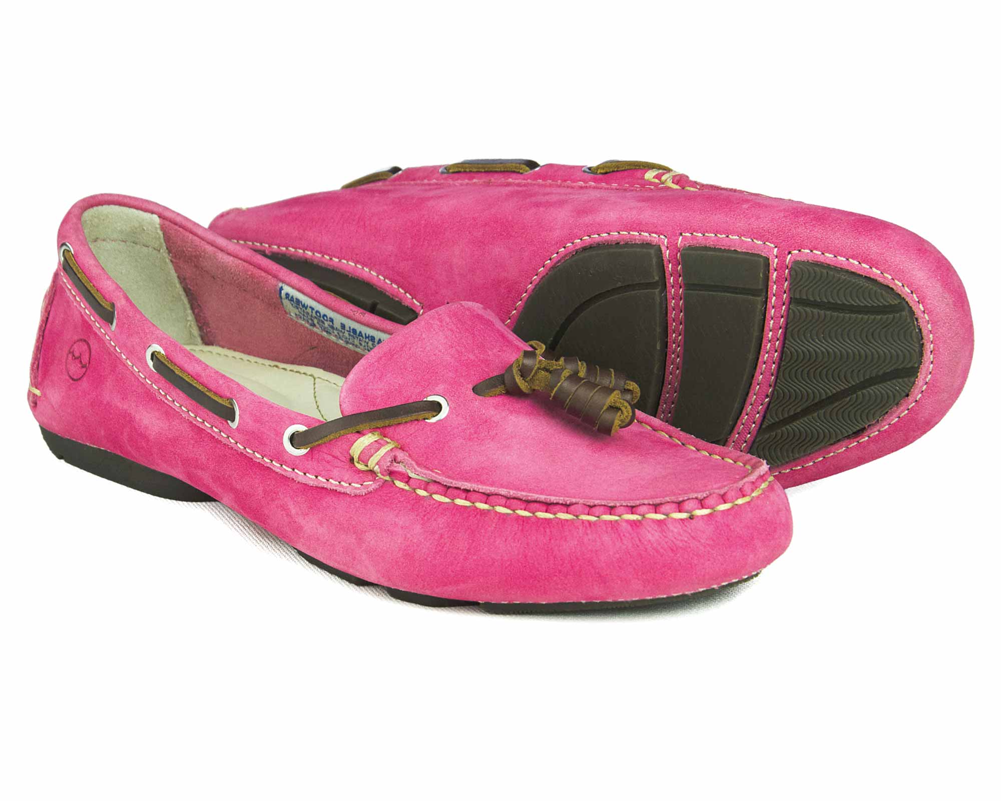 YARRAWONGA Womens Magenta Pink washable deck shoes By Orca Bay 37